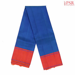 Dark Peacock Blue Kanchipuram Silk Saree