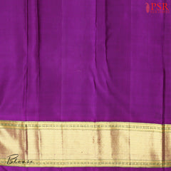 Capri Blue Kanchipuram Silk Saree
