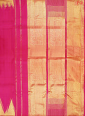Razzmatazz Pink Kanchipuram Silk Saree