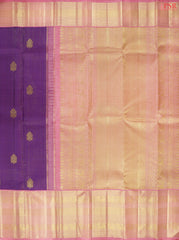 Magenta Purple Kanchipuram Silk Saree