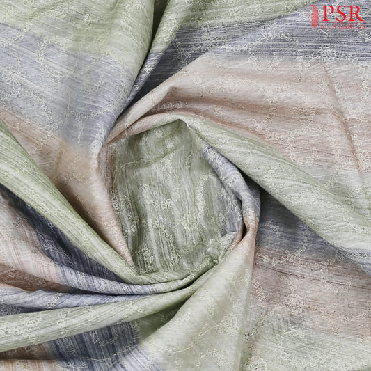 Multicolor Semi Dupion Saree