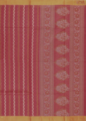 Dark Red Kovai Cotton Saree