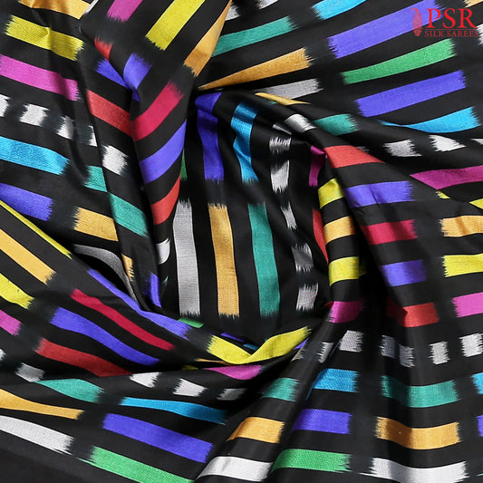 Black Pochampally Silk Saree