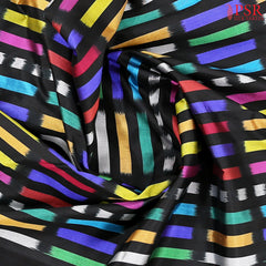 Black Pochampally Silk Saree