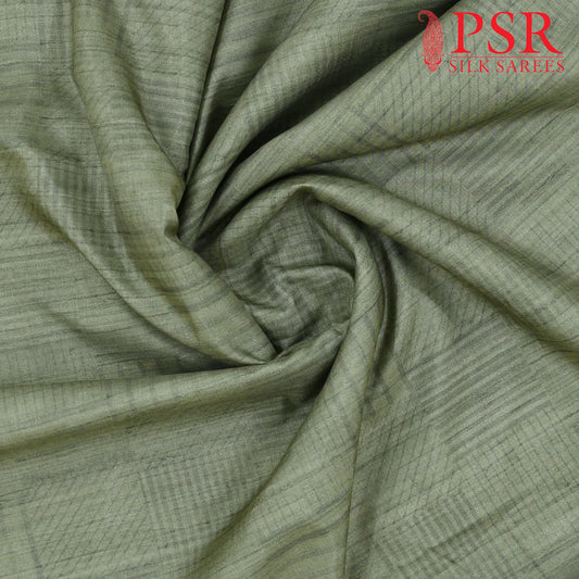 Sage Green Semi Tassar Running Material
