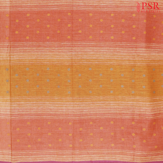 Tangerine & Orange Linen Running Material