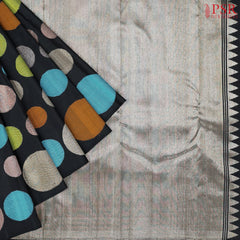 Black Kanchipuram Silk Saree