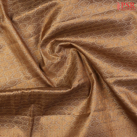 Chikoo Banaras Tussar Silk Saree