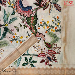 Almond Beige Cotton Dress Material