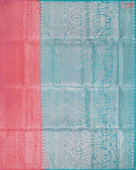 Flamingo Pink Tissue Soft Silk Saree