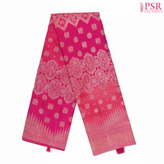 Crimson & Magenta Kanchipuram Jacquard Silk Saree