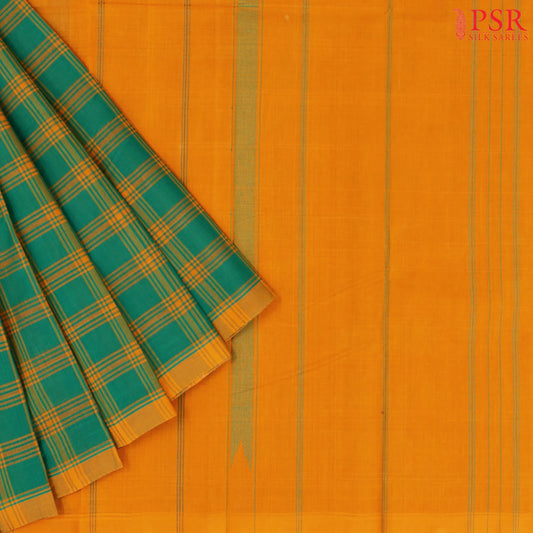 Emerald Green Kanchi Cotton Saree