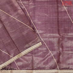 Dark Purple Pure Silk Cotton Dress Material