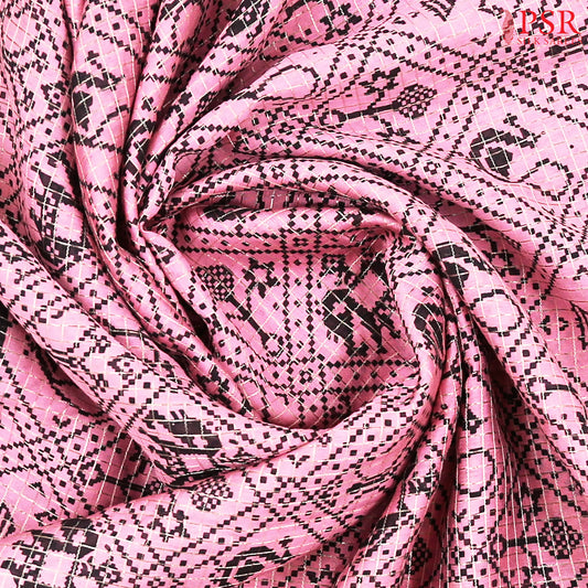 Wild Orchid Pink Assam Saree
