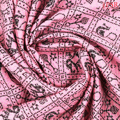 Wild Orchid Pink Assam Saree