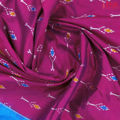Boysenberry Purple Pochampally Silk Saree