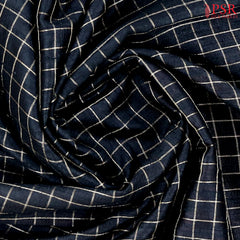 Black Banaras Jute Silk Saree