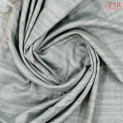Pale Blue Semi Tussar Saree