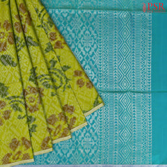 Citrus Green Soft Silk Saree