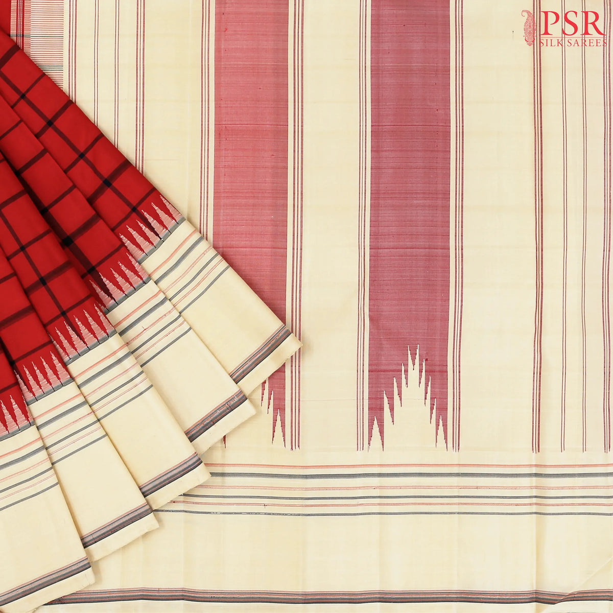 Red Kanchipuram Silk Saree