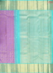 Orchid Purple Kanchipuram Jacquard Silk Saree