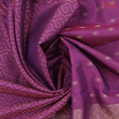 Dark Purple Fancy Kanchipuram Silk Saree