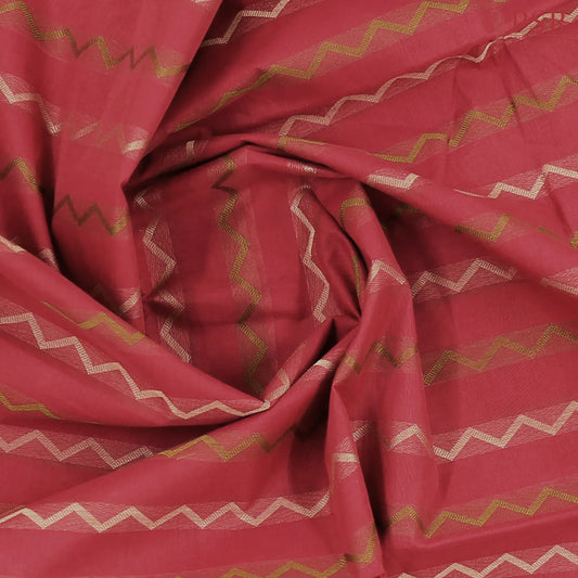 Dark Red Kovai Cotton Saree