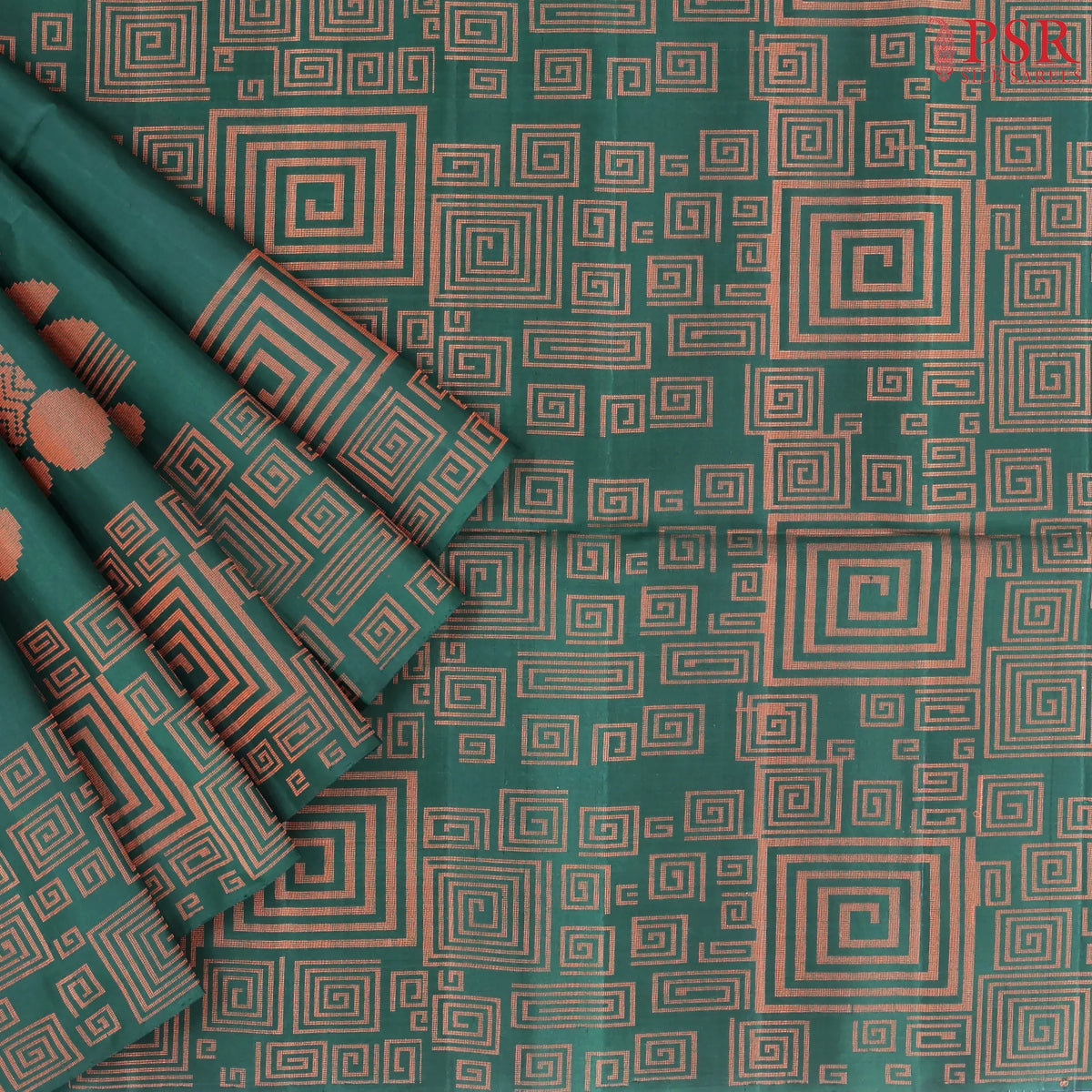 Dark Green Soft Silk Saree