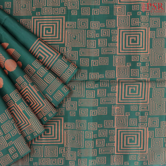 Dark Green Soft Silk Saree