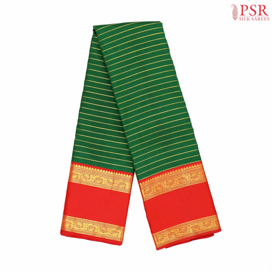 Emerald Green Kanchipuram Silk Saree