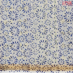 Heavenly Blue Chanderi Silk Cotton Saree