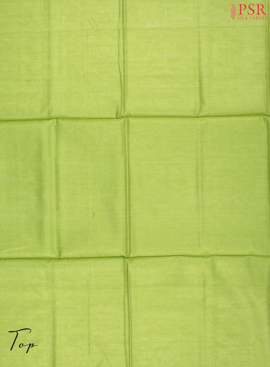 Light Green Silk Cotton Dress Material