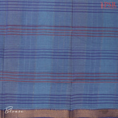 Turquoise Mangalagiri Cotton Saree