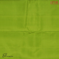 Apple Green Kanchipuram Silk Saree