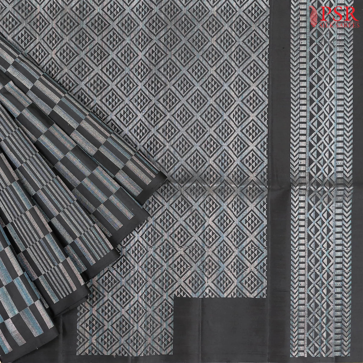 Black Soft Silk Saree