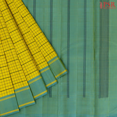 Corn Yellow Fancy Kanchipuram Silk Saree