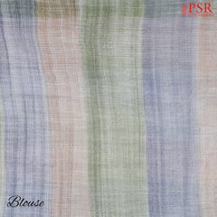 Multicolor Semi Dupion Saree