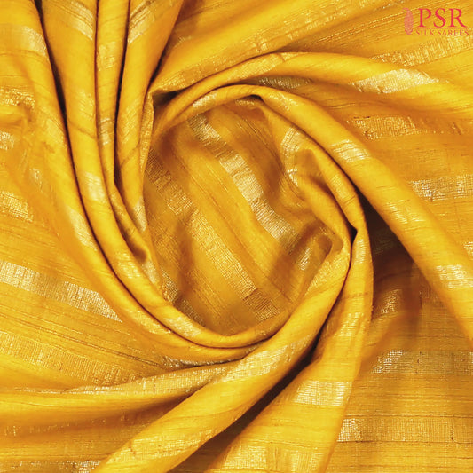 Amber Yellow Kadhi Tussar Silk Saree