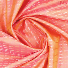 Peach Kanchipuram Silk Saree
