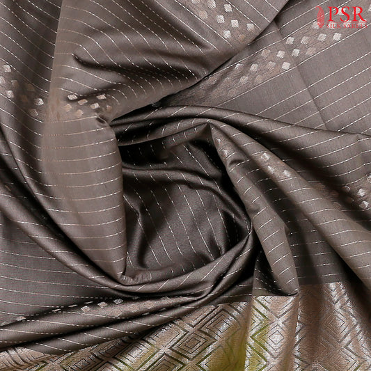 Fossil Grey Soft Art Silk Saree