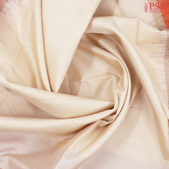 Sepia Beige Soft Silk Saree