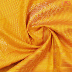 Amber Yellow Soft Silk Saree