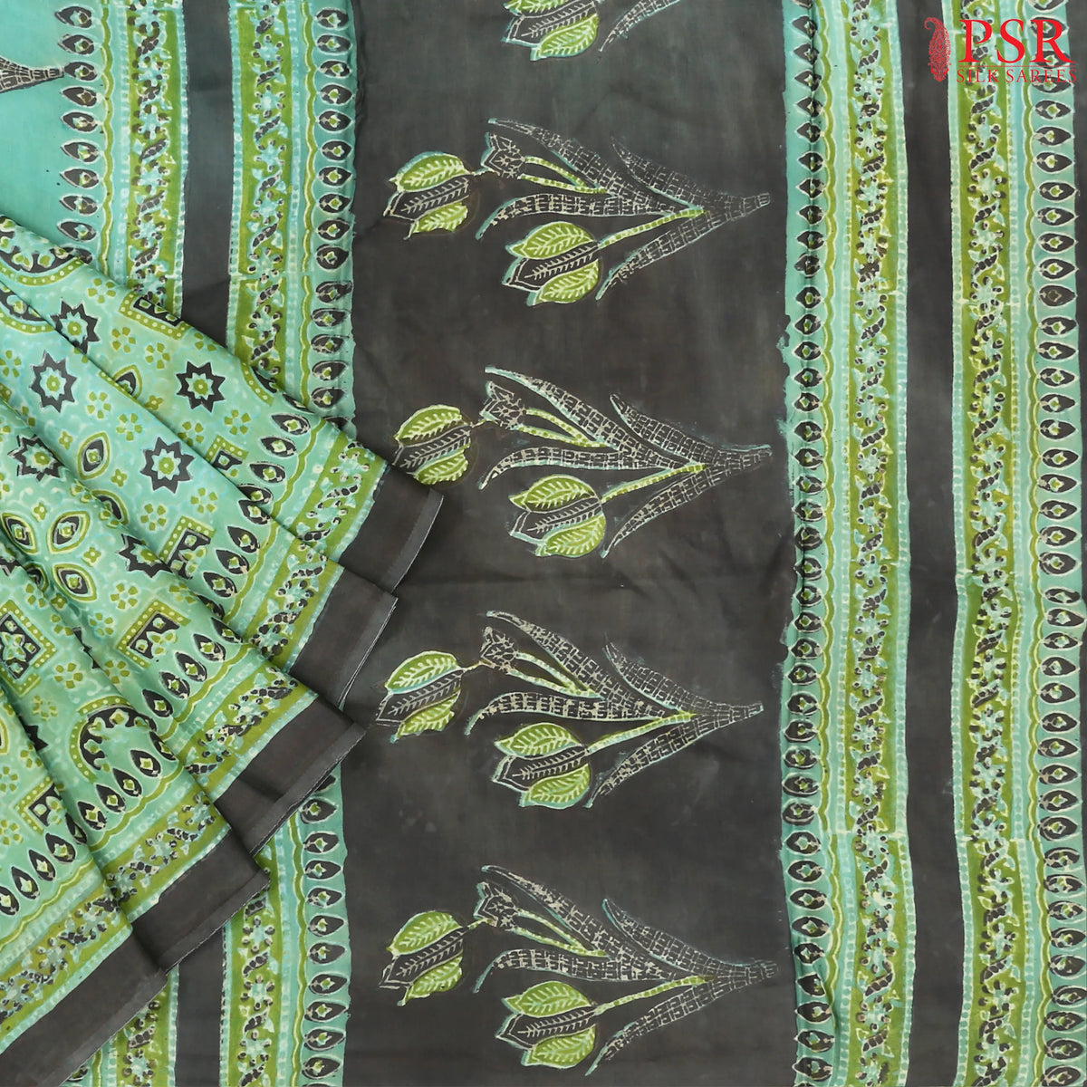 Spring Green Modal Silk Saree