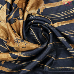 Mustard Brown Munga Silk Saree