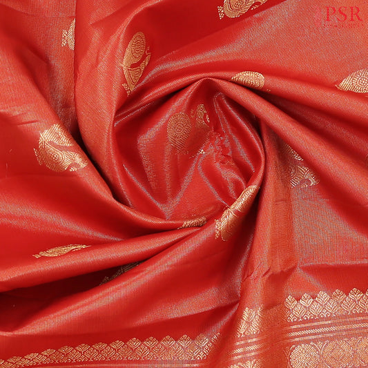 Red Kanchipuram Silk Saree