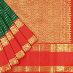 Emerald Green Kanchipuram Silk Saree