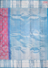 Dark Mulberry Pink Kanchipuram Silk Saree