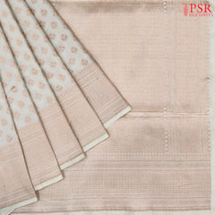 Kerala Beige Banarasi Katan Silk Saree