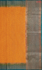 Marmalade Orange Bamboo Silk Sarees
