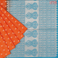 Saffron Soft Art Silk Saree